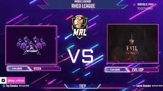 Ryzen eSports Vs Evil eSports | MRL 2020 | TIEP Indian ml tournament.