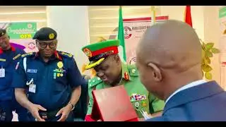 DG NYSC VISITS CG NSCDC