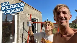 FINISHING THE ROOF ON THE MINI REBUILD - Portuguese DIY Home Renovation