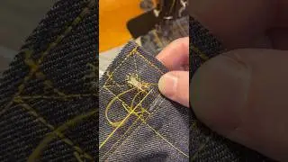 Hand sewn buttonhole tutorial in 10 seconds
