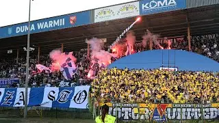 Kibice podczas finału baraży o awans do 1 ligi / Stomil Olsztyn - Motor Lublin