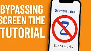 How to bypass screen time on new iPhones tutorial! (April 2025)