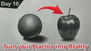 Turn your Drawing Practice in to Reality | Drawing Basics for Beginners - Day 10 #drawing