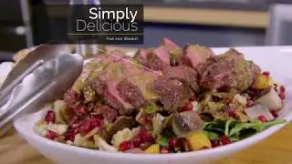 Flat Iron Steak with Roasted Veggie Salad (ButcherBox Flat Iron Steaks | Sear; Roast)