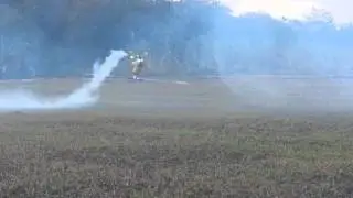 Mike bayona cutting some grass