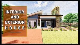 Modern Interior And Exterior House - 35'x45' Design ideas