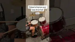 Drumming ideas to challenge your bass drum foot #drums #drumpractice #drummethod #drumlesson