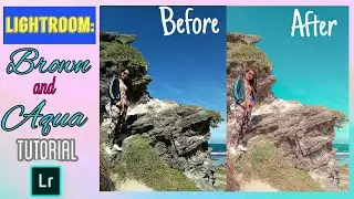 How to edit BROWN and AQUA - Lightroom Mobile Tutorial
