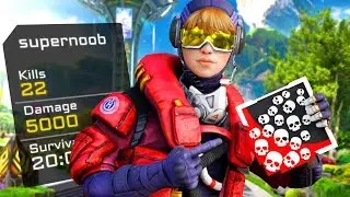 SOLO WATTSON 22 KILLS & 5000 DAMAGE IN INSANE GAME (Apex Legends Gameplay Season 15)