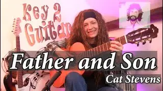 Father and Son-Cat Stevens Guitar Tutorial /Lesson TABS/Strumming/Intro