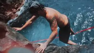 Cliff Diving and Slacklining On Lava Rocks VLOG 12