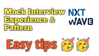 Mock Interview Experience | NxtWave | CCBP