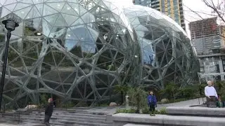 Amazon opens plant-filled 