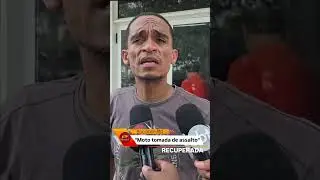 CAPIT&Atilde;O SANTOS FALA DA OPERA&Ccedil;&Atilde;O ONDE UMA MOTO FOI RECUPERADA. 