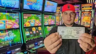 Probe mi suerte en 5 máquinas diferentes de Huff N’ Puff en el casino