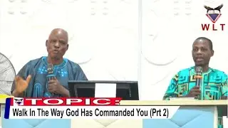 (Part 2) Walk In The Way God Has Commanded You || Pastor R. Oluwagbemi (25th-Jan-2026)