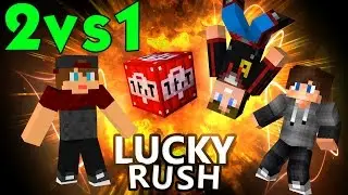 TNT LUCKY BLOCK + 2vs1 CHALLENGE | Minecraft LUCKY RUSH | baastiZockt