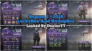 New Season 2 - 2026 LuckyBox And StrongBox Showcase - S2 Leaks CODM