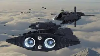 Empire Gladiator Star Destroyer VS CIS Munificent Frigate - Star Wars Empire At War Remake