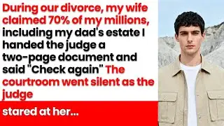 During the divorce proceedings, my wife demanded 70% of my assets, so I submitted to the judge&hellip;