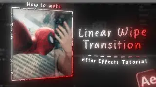 Linear Wipe Transition Tutorial | After Effects