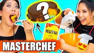 MARU E JERU MASTERCHEF! - REPRODUZINDO BOLO DE CENOURA COM CHOCOLATE! - CHALLENGE | Blog das irmãs