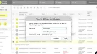 Things Mobile: How to transfer an IoT and M2M SIM card to another user