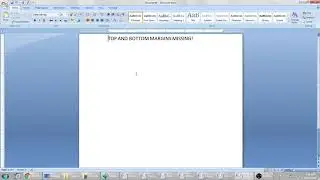 Top and Bottom Margins missing in word! Quick Fix!