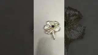 Gottapatti flower #short #viral #diy #sewing #handmade