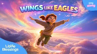 Wings Like Eagles 🦅 | Christian Family Song | Isaiah 40:31 Bible Verse Song
