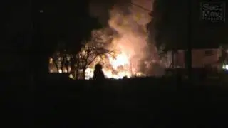 Traction Ave Fully Ivolved Structure Fire