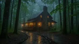 sleep more soundly with the sound of rain in the forest and relieve stress