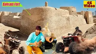 Bahrain Fort [4K] Video | قلعة البحرين | | Adventure || Tourism || Bahrain ||Bike Riding || Sunset |