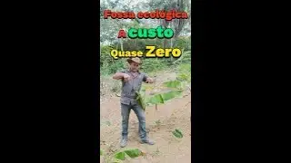 Fossa ecol&oacute;gica a custo quase zero