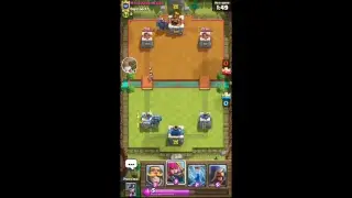 Jogando o toneio do Decow no Clash Royale