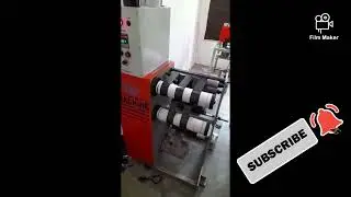 288 Mini Bopp Tape Slitting Machine with manual paper core cutter machine