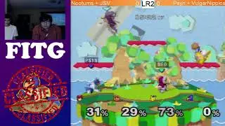 Falco in the Ground 6 - NeoTums + JSV (R) VS Psyn + VulgarNipples (B) - Melee Doubles