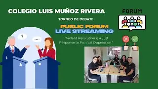 Public Forum Debate - Violent Revolution is a Just Response to Political Oppression 2/2