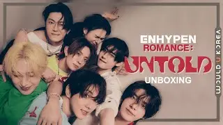 ENHYPEN🗝️ROMANCE : UNTOLD💕INCEPTIO Ver. Unboxing✨💖 #kpop #korean #english