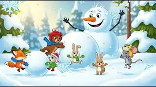 Little cartoons,☃️❄️big snow