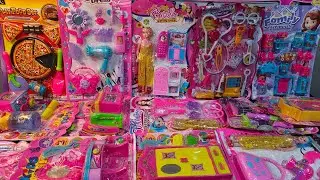 2 Minutes Satisfying with Kitchen & Pink Kitchen Furniture Makeup Set Review Toys | ASMR