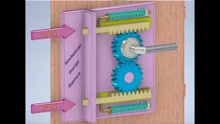 Automatic lock Door #Mechanical Mechanisms #Mechanical Principles #Automatic Latch Door #Latch Door
