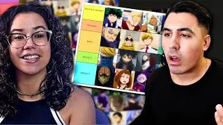 Ranking My Hero Academia Characters with @YayReacts