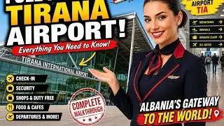 TIRANA INTERNATIONAL AIRPORT Albania FULL TOUR