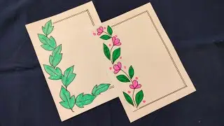 2 NEW TRENDING UNIQUE FRONTPAGE DESIGN FOR SCHOOL PROJECT/ASSIGNMENT/ NOTEBOOK II DRAW ON PAPER