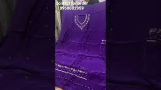 Latest design embroidery design will be ready on order and shipping also available contact for order