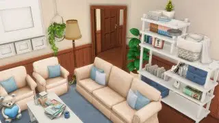Single Dad Raising 4 Daughters - Sims 4 Apartment Renovation (no cc)