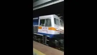 Nanded Panvel Express Entering at Parbhani Jn