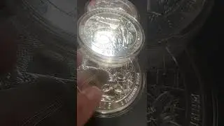 5 Ounce Silver .999 #stackingsilver #coin #silvercoins #finesilver