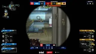 hades insane 1v3 awp quick clutch against MOUZ